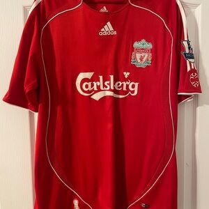 Adidas Liverpool FC Red Jersey with Crest
